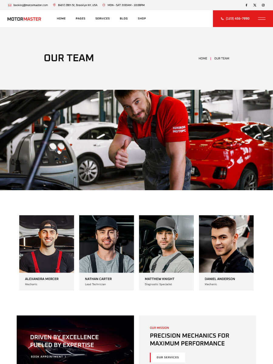 Motormaster Our Team Screenshot