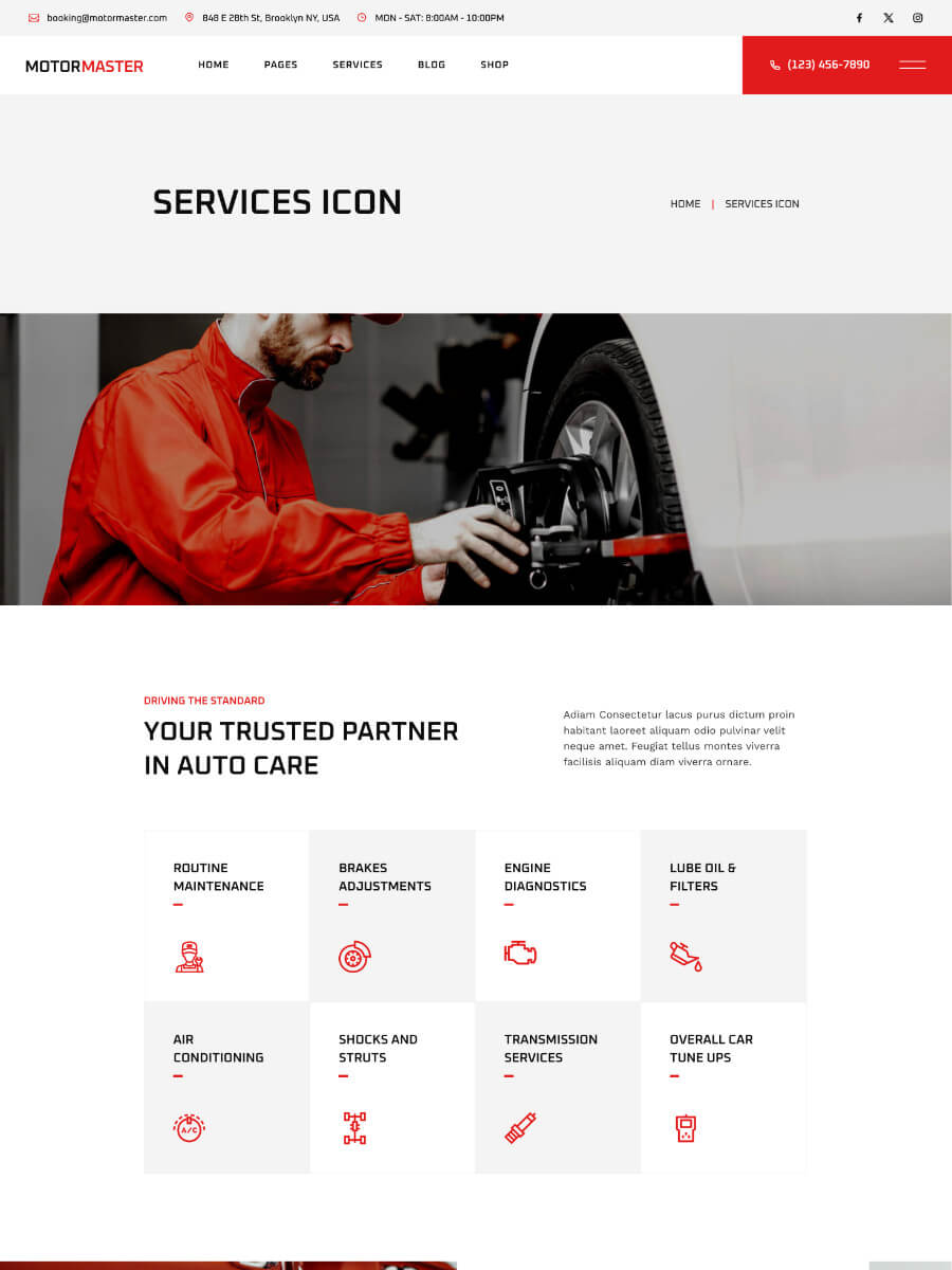 Motormaster Services Icon Screenshot